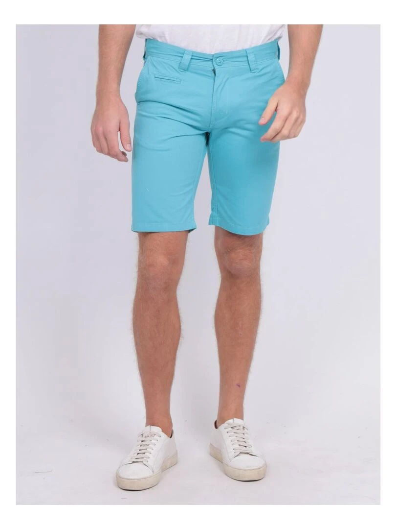 Bermuda chino BAGOO Bleu turquoise