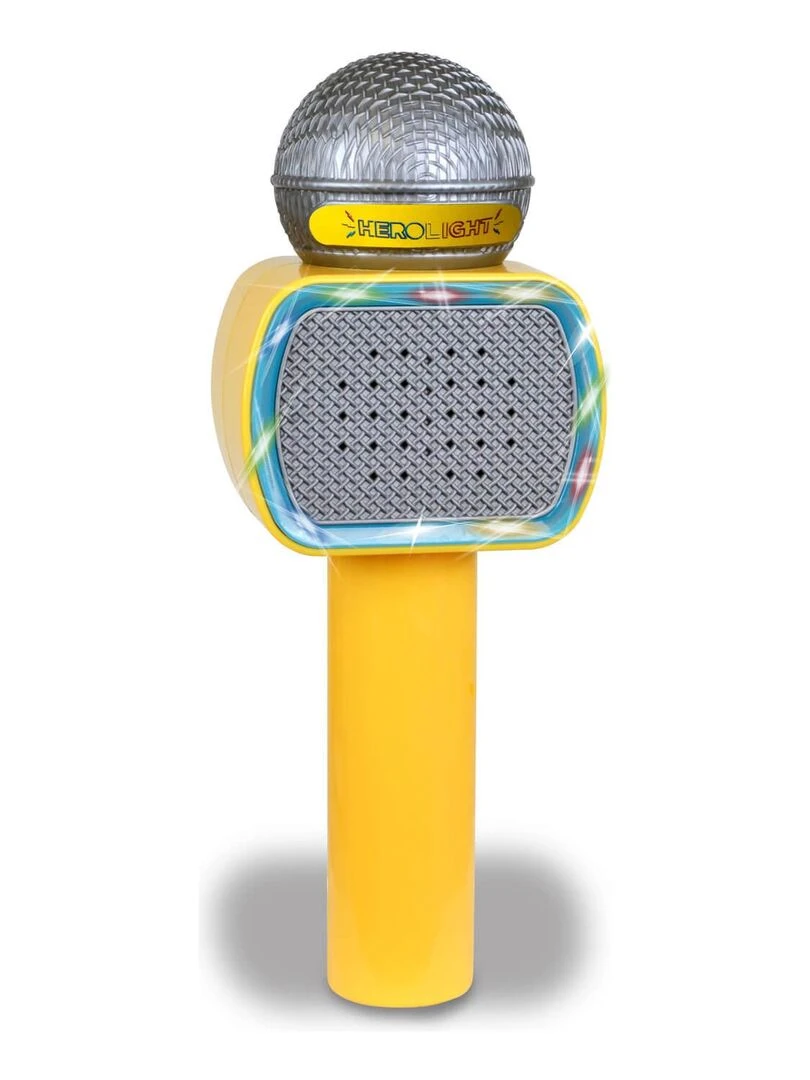 Micro avec haut parleur connexion sans fil et effets lumineux N/A