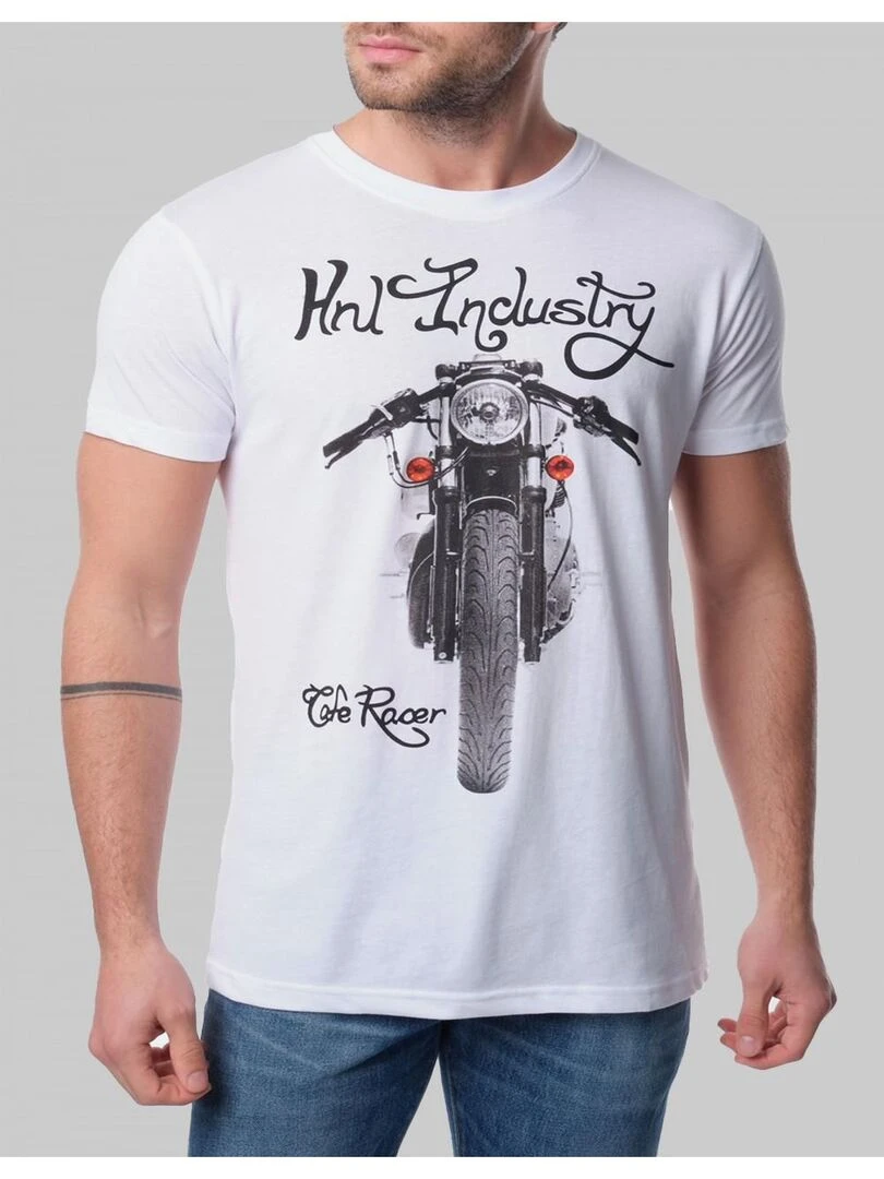 T Shirt manches courtes Kebello Blanc Blanc