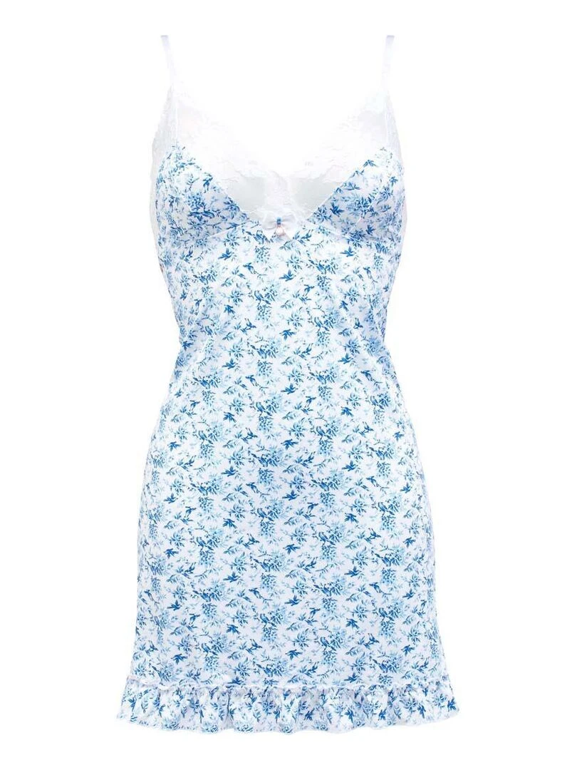 Nuisette COLOMBE Brigitte Bardot Lingerie Bleu