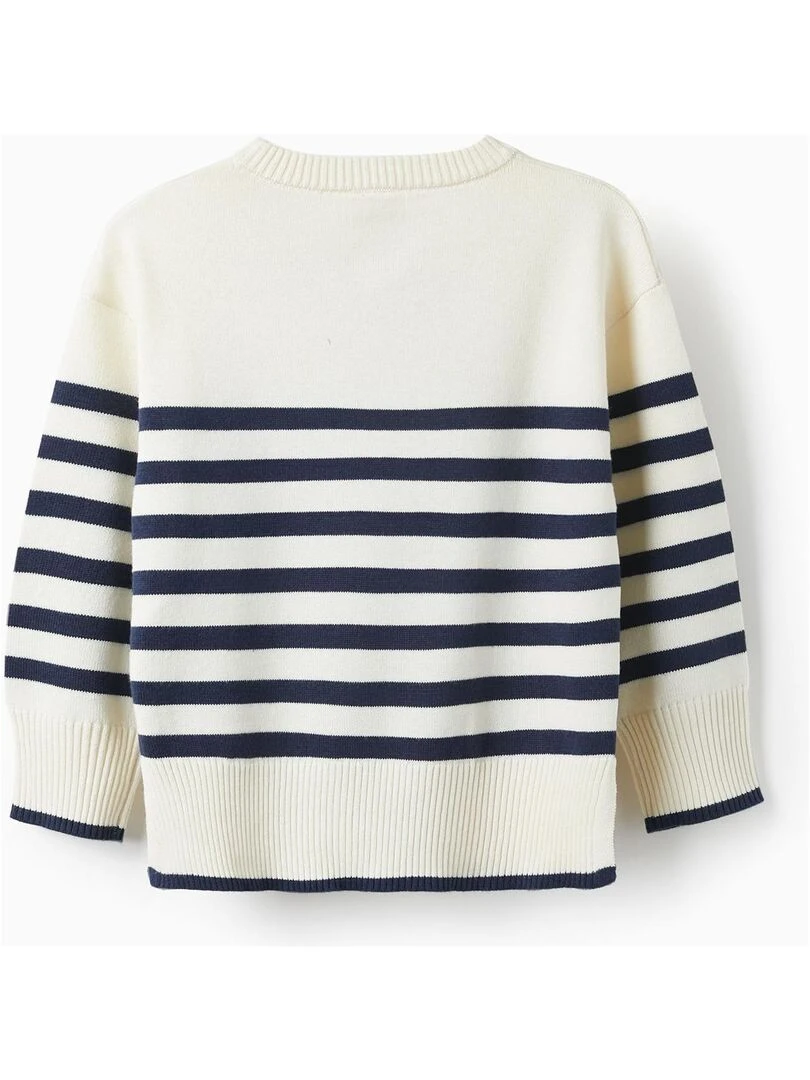 Pull en Maille pour Fille SPRING BEGINS Beige clair