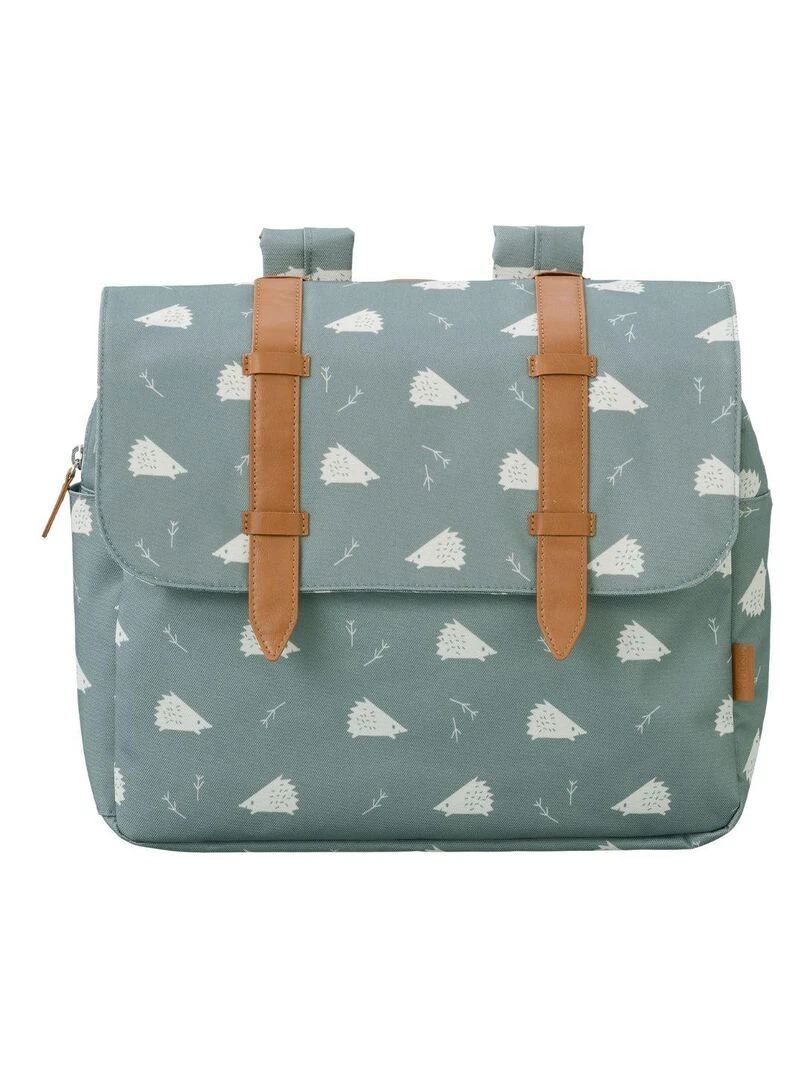 Cartable A4 maternelle Hérisson Bleu