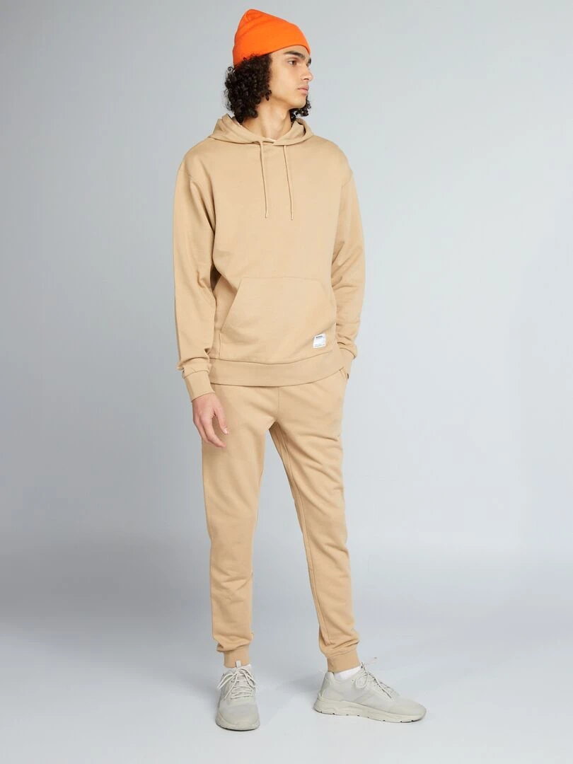 Jogging basique uni Beige