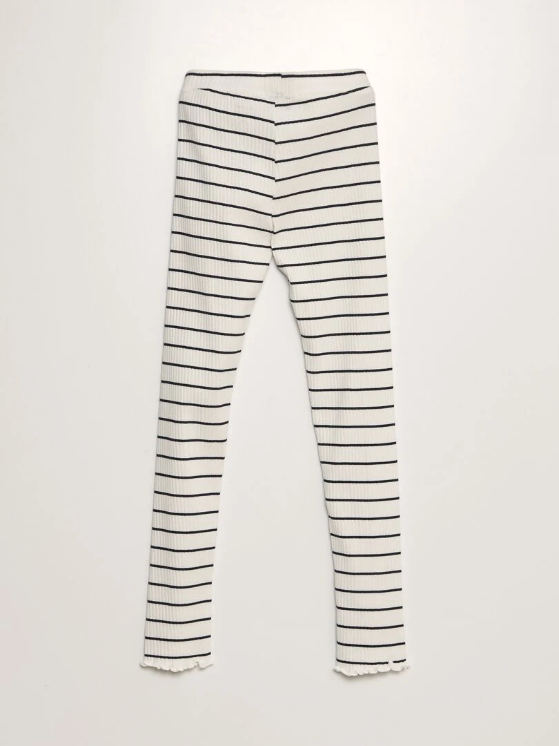 Legging côtelé Beige