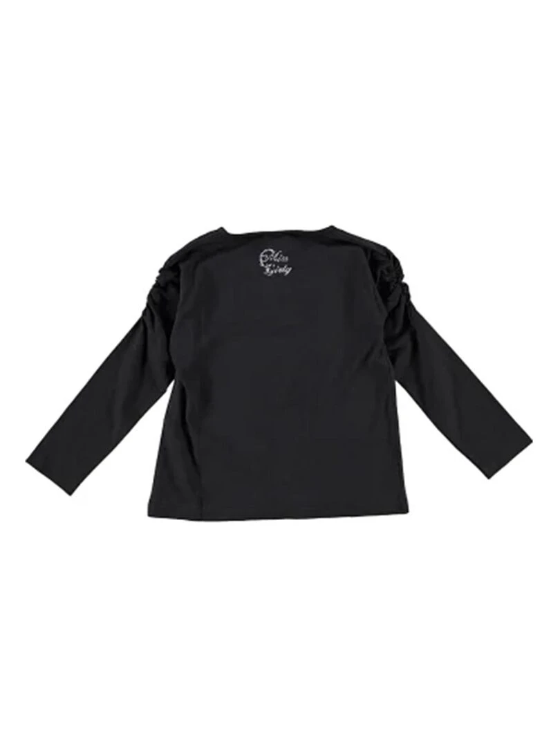 T shirt manches longues fille FLOYD MISS GIRLY Noir Noir