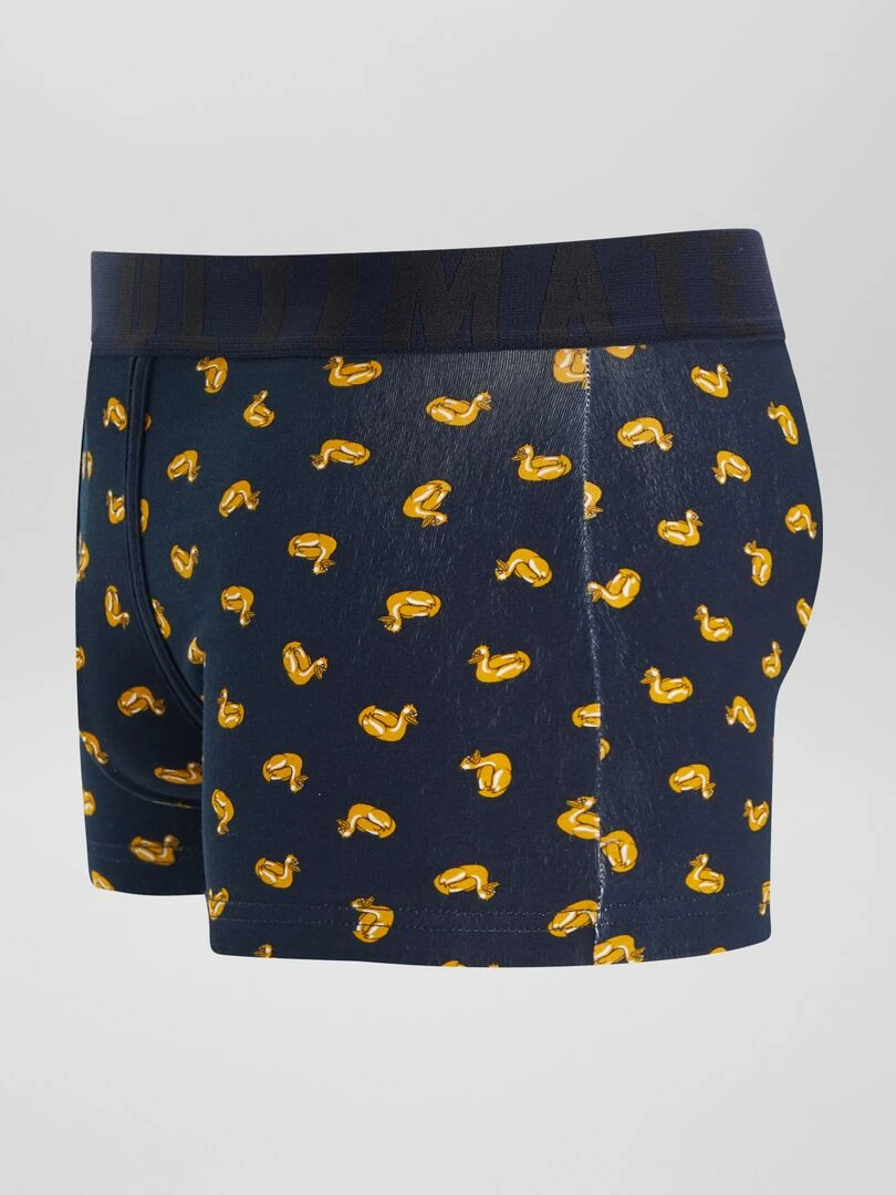 Lot de 3 boxers fantaisie   Bleu/jaune