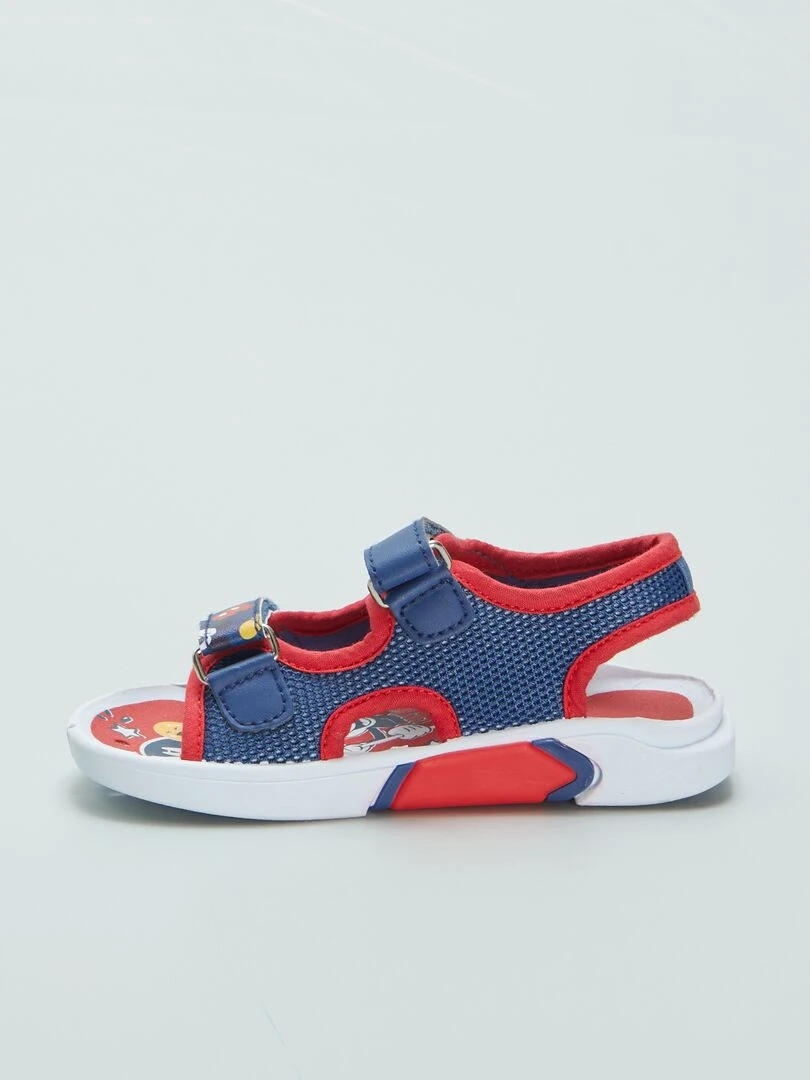 Sandales plates   bleu