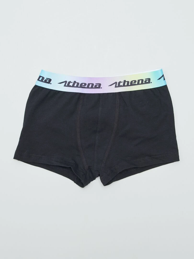 Lot de 3 boxers stretch 'Athena'   Bleu