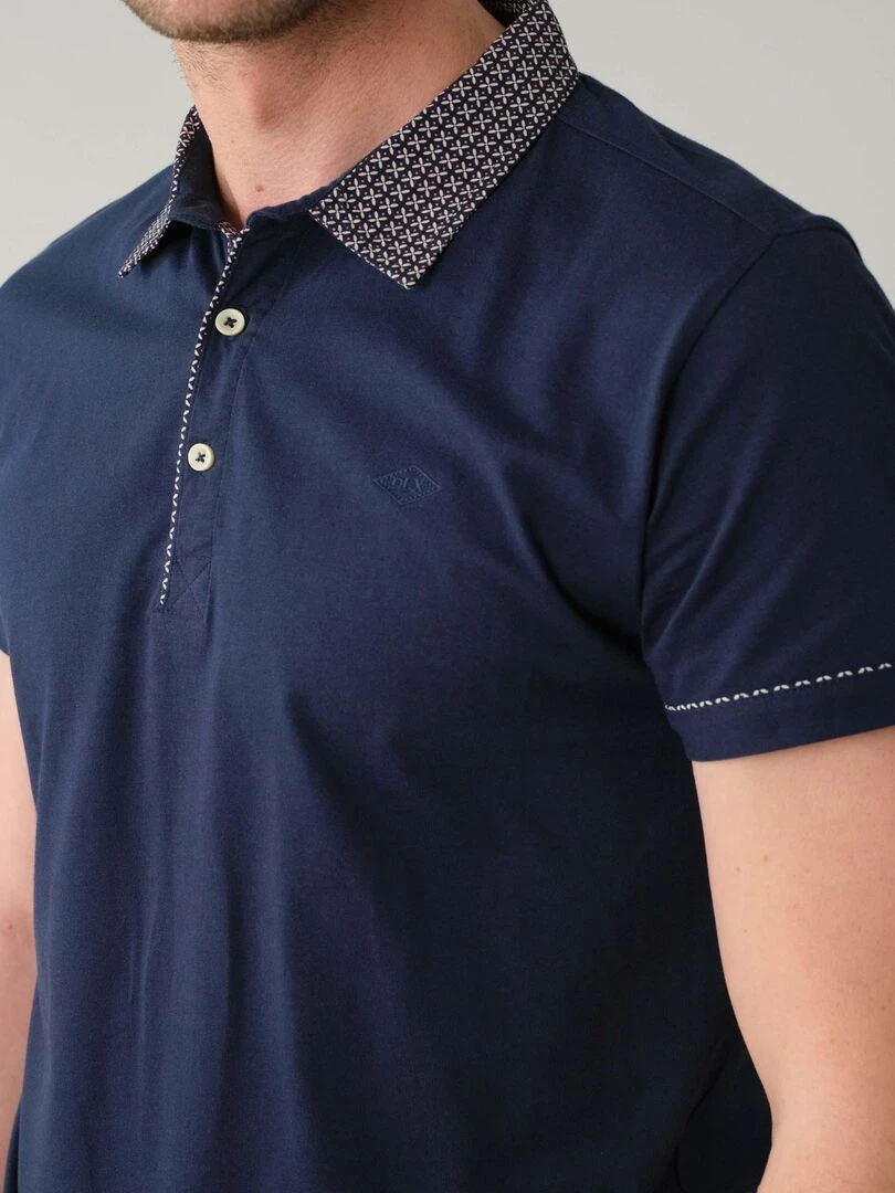 Polo à manches courtes pour homme 'Deeluxe'   Bleu marine
