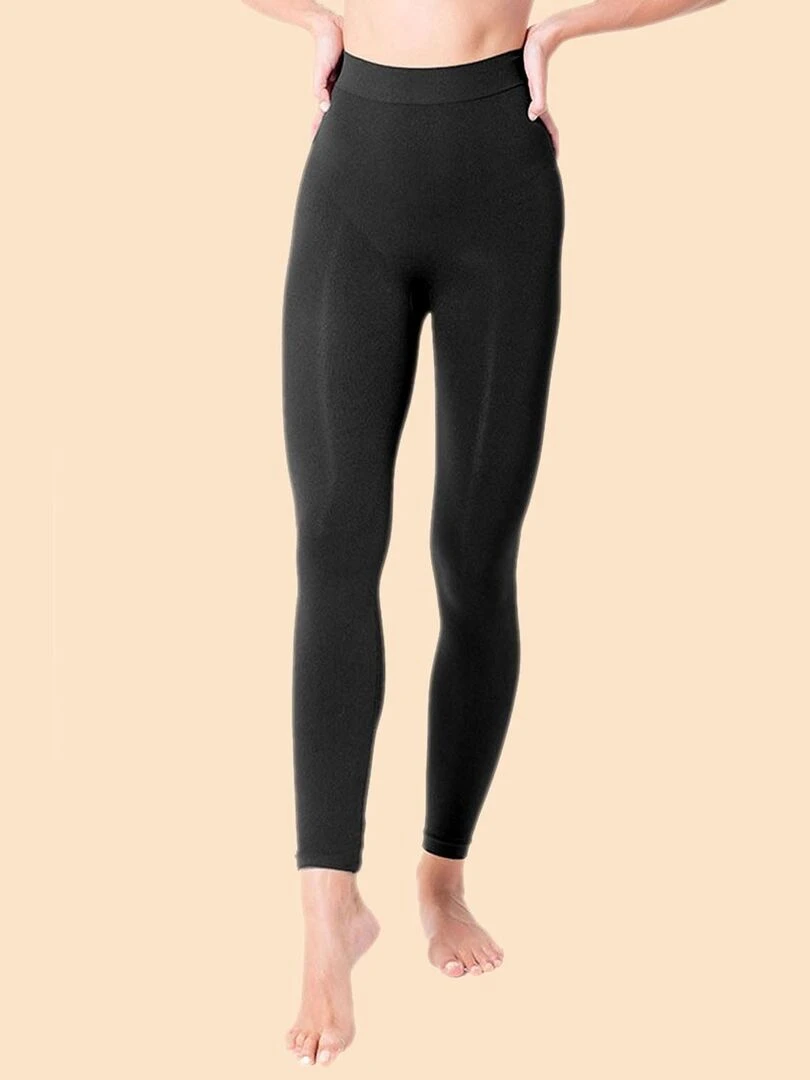 Legging minceur push up avec fibre Emana Lena Noir Noir