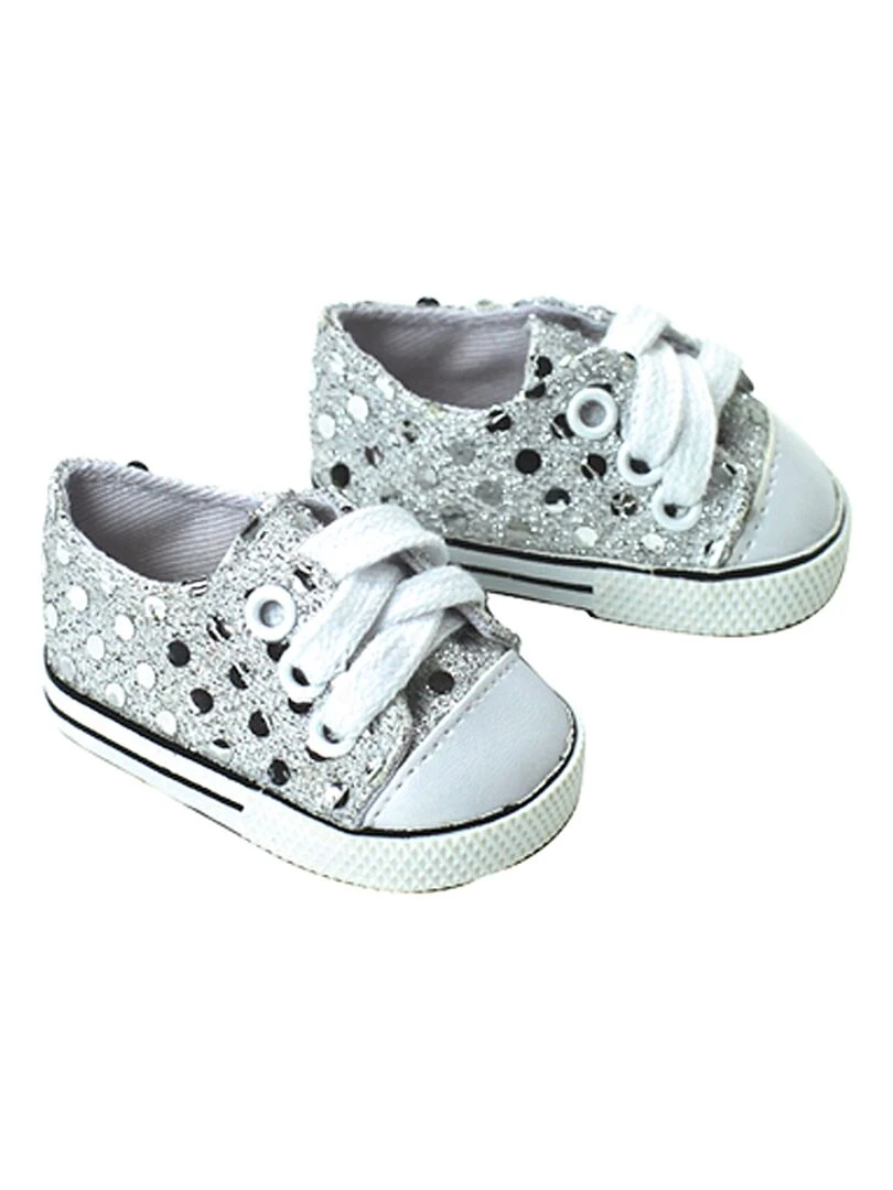 Sophia's par Teamson Kids   avec paillettes  escarpins ou baskets avec lacets pour poupées   N/A