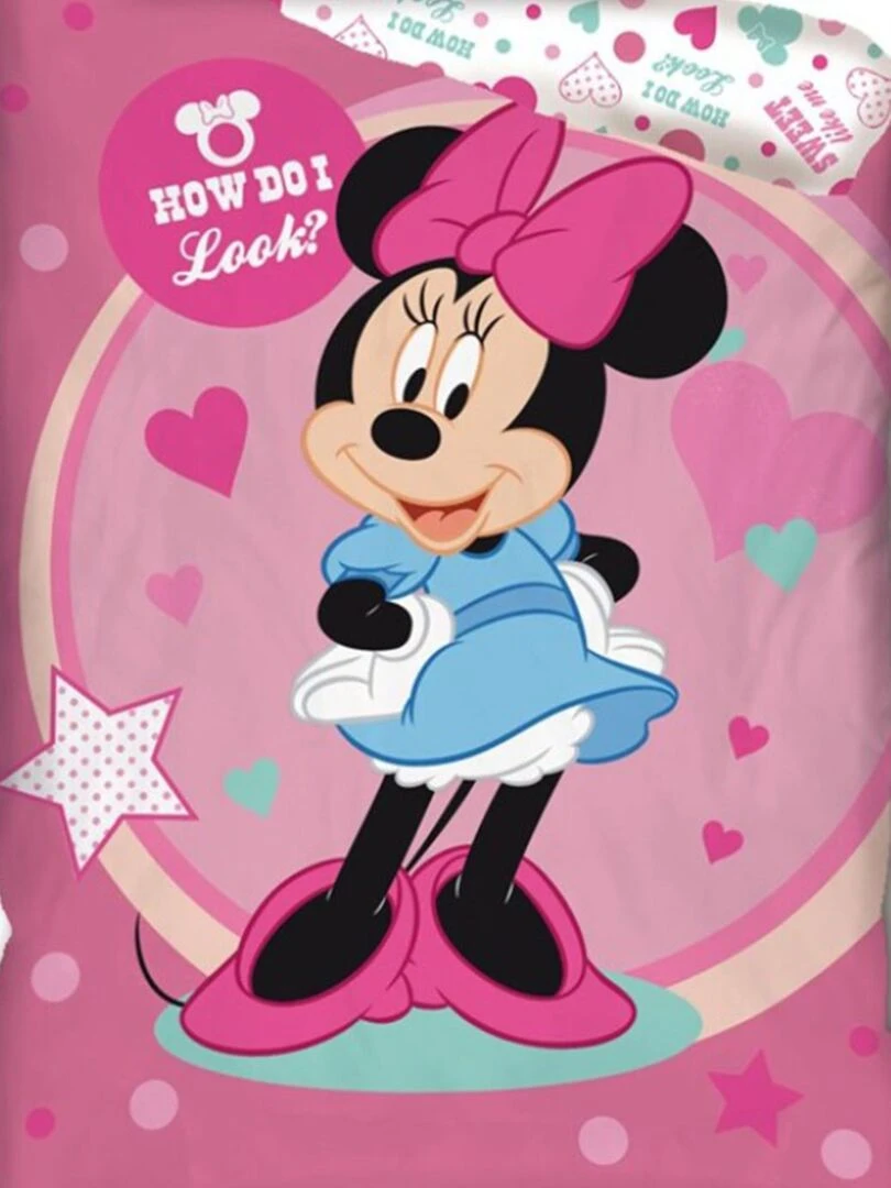 Parure de lit Enfant Disney Fashion Rose