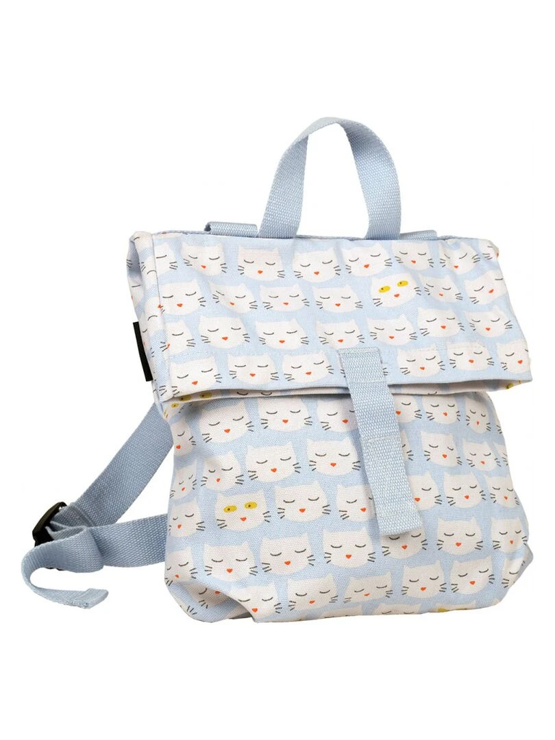 Sac à dos bébé mini coursier Les Chats Bleu