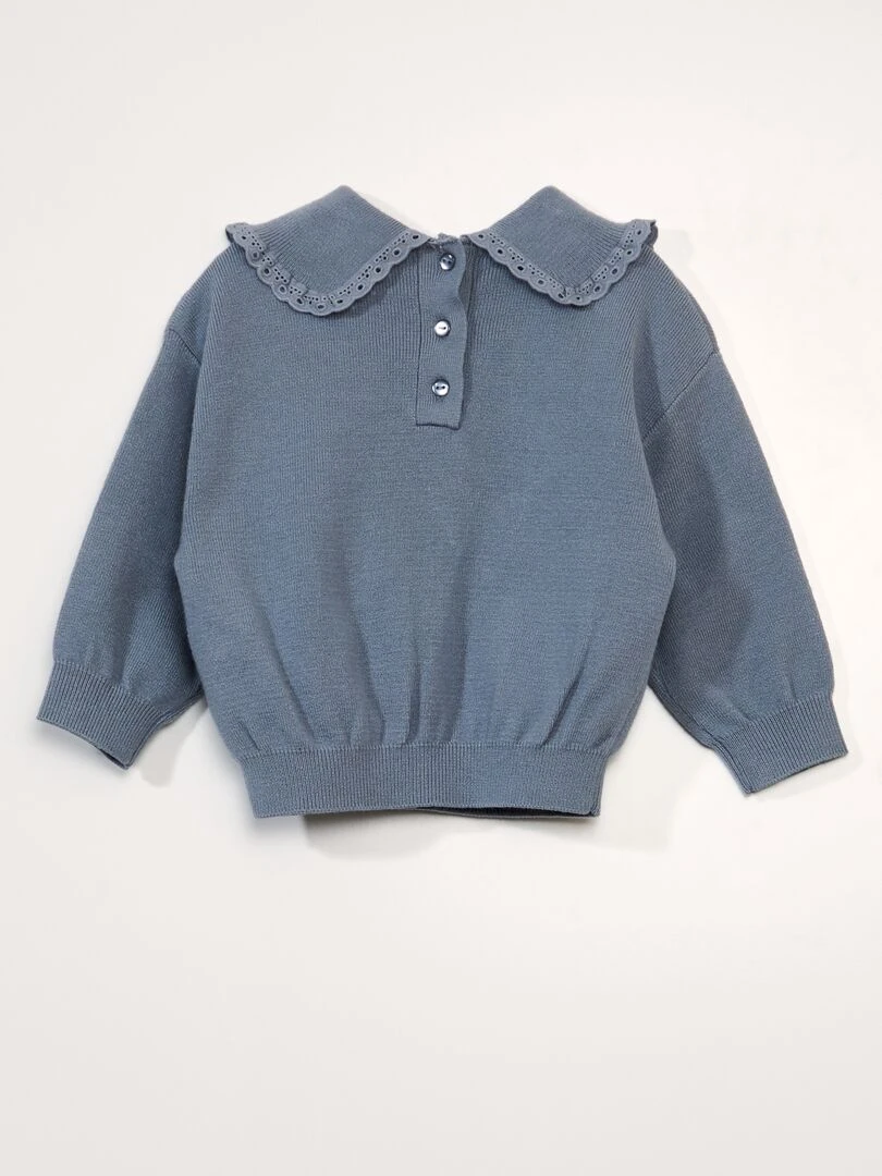 Ensemble pull + legging côtelé   Bleu