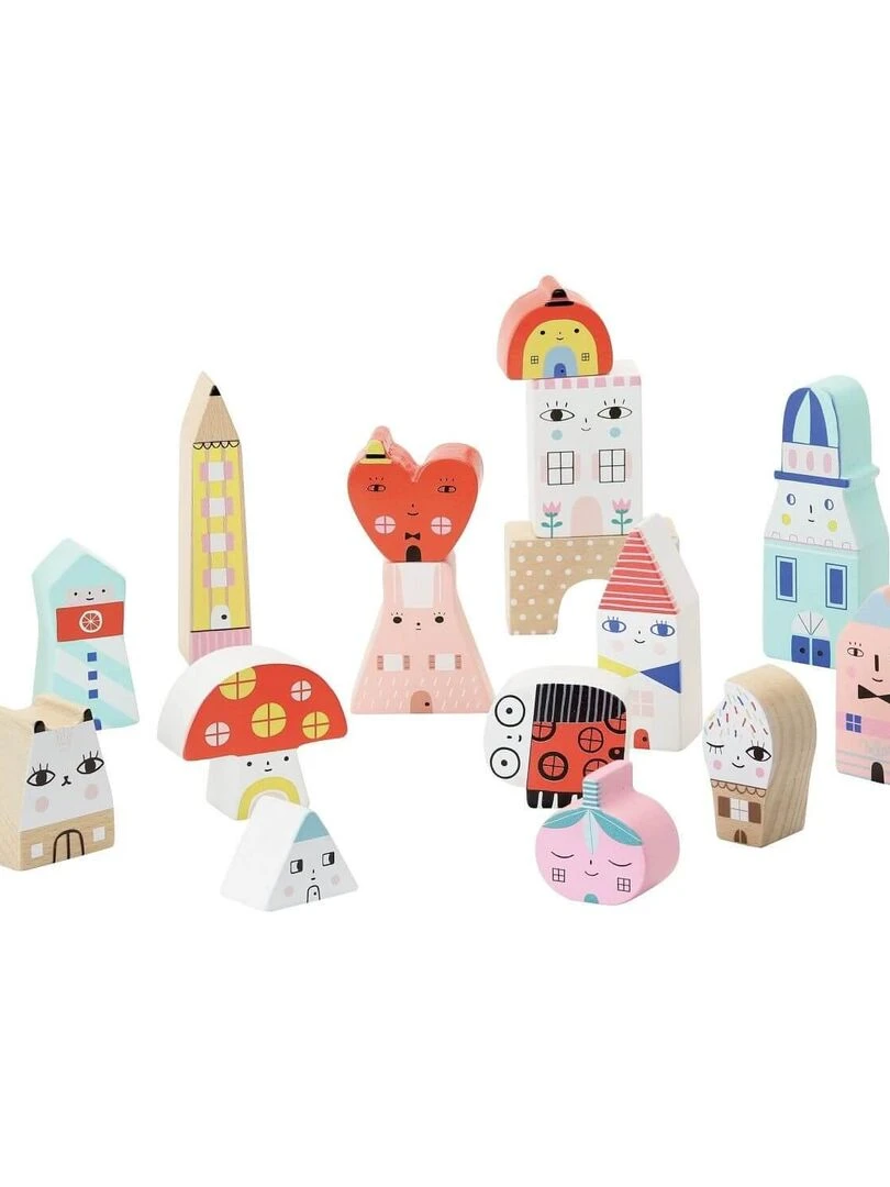 Cubes en bois : Tiny city Suzy Ultman N/A