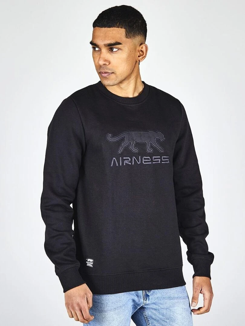 SWEAT ZEPHYR Airness Noir