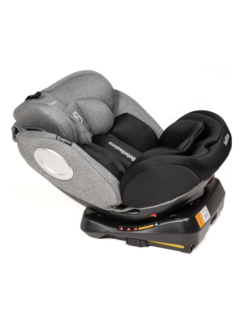 BEBELISSIMO   Siège auto Isofix   pivotant 360 °   groupe 0+/1/2/3   (0 36kg)  Hellios Plus   gris /   Gris foncé