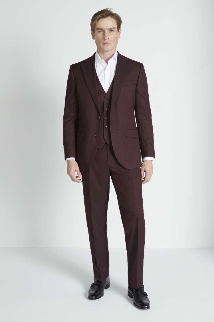 Slim Fit Ink Houndstooth Dress Jacket   Buy Online at Moss