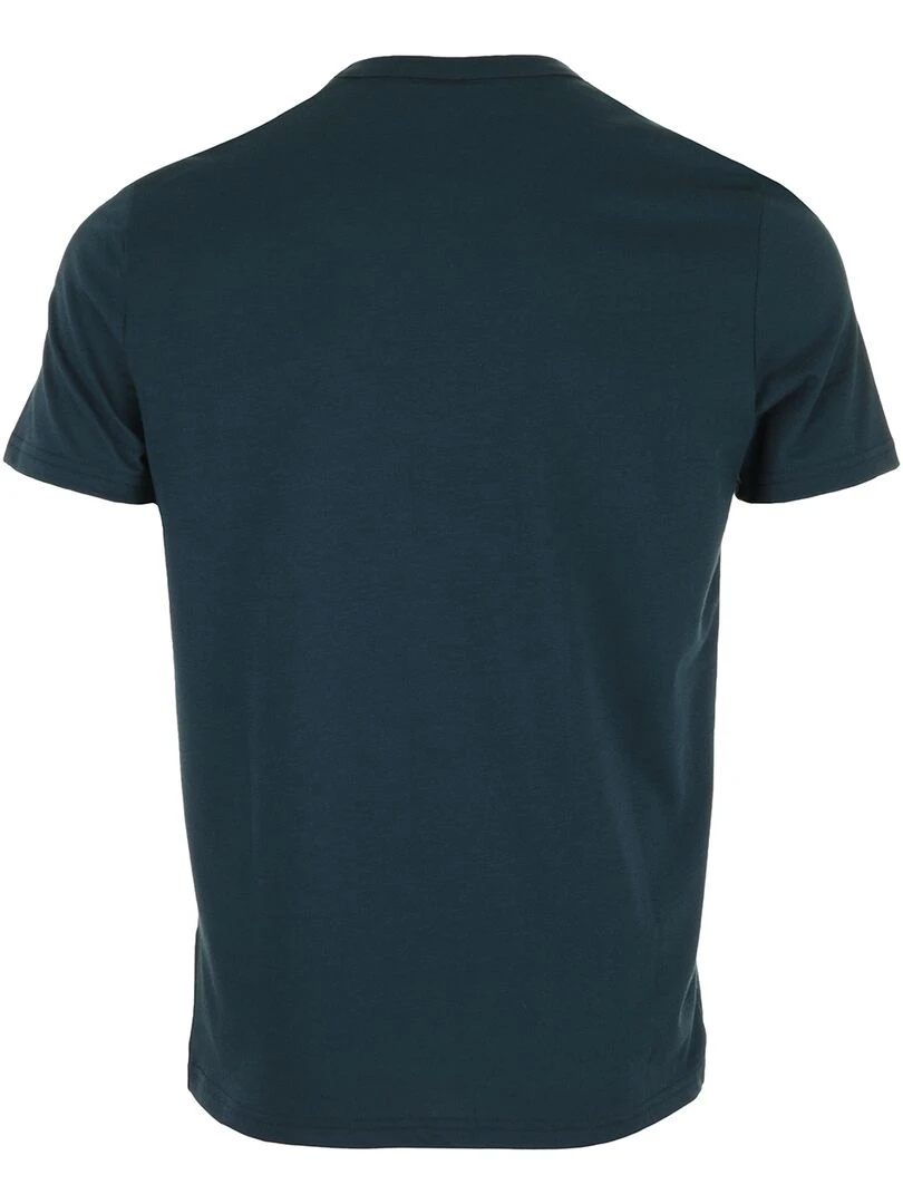 T shirt Le Coq Sportif Tee Ss Presentation Bicolore N°1 Bleu marine