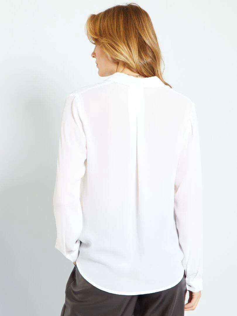 Chemise fluide   blanc