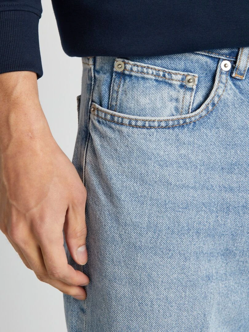 Lee Cooper   Jean coton straight LC122ZP   Bleu