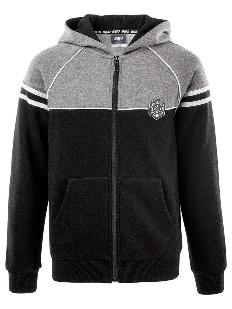 Bejo Veste à capuche TAMIS Noir Gris
