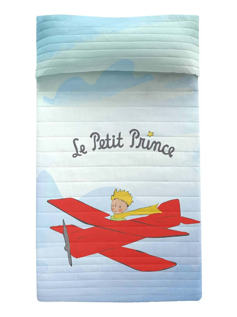 Couvre lit Son avion "Happyfriday"   Blanc