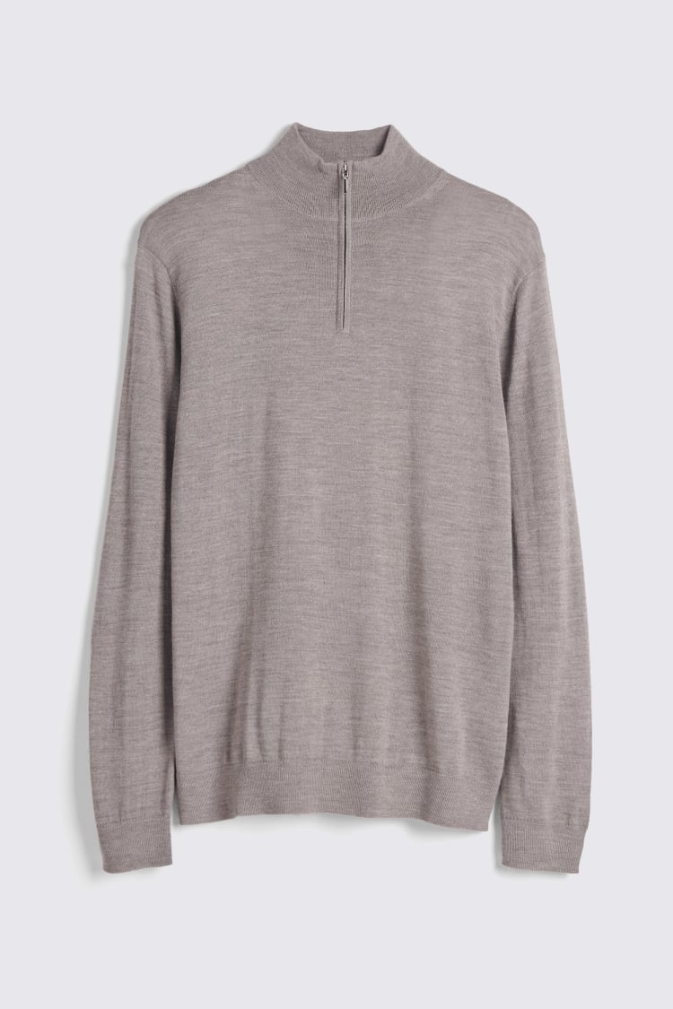 White Merino Mock-Neck Jumper   Buy Online at Moss