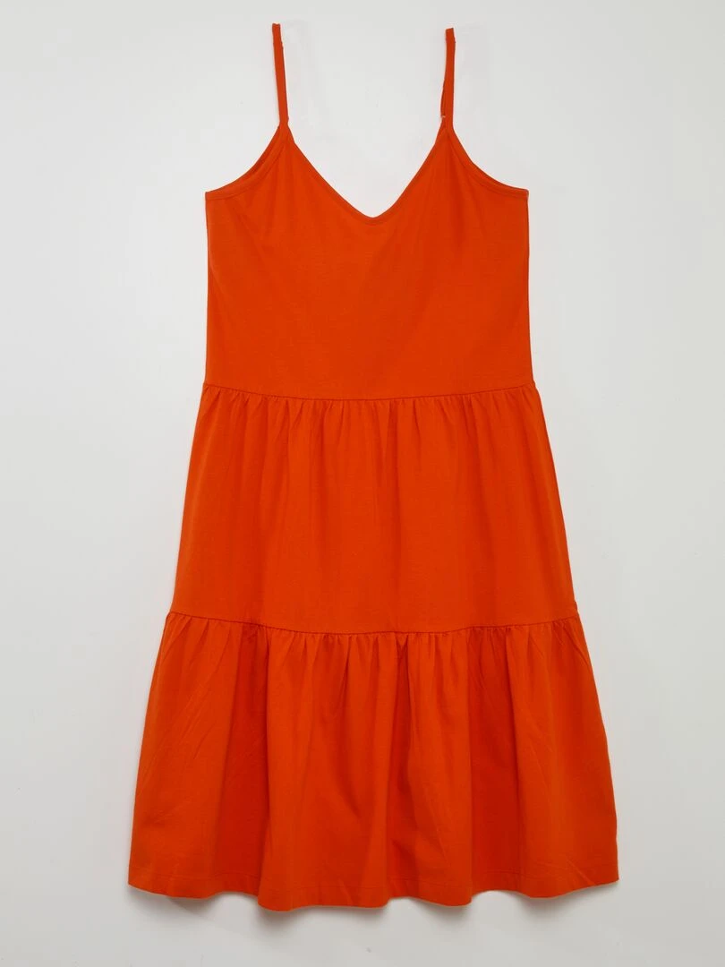 Robe à fines bretelles 'JDY' Rouge