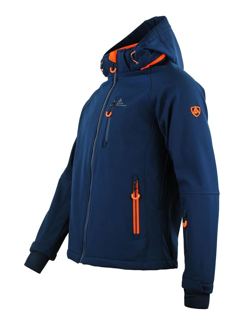 Blouson softshell homme CIMALEO   PEAK MOUNTAIN   Bleu marine