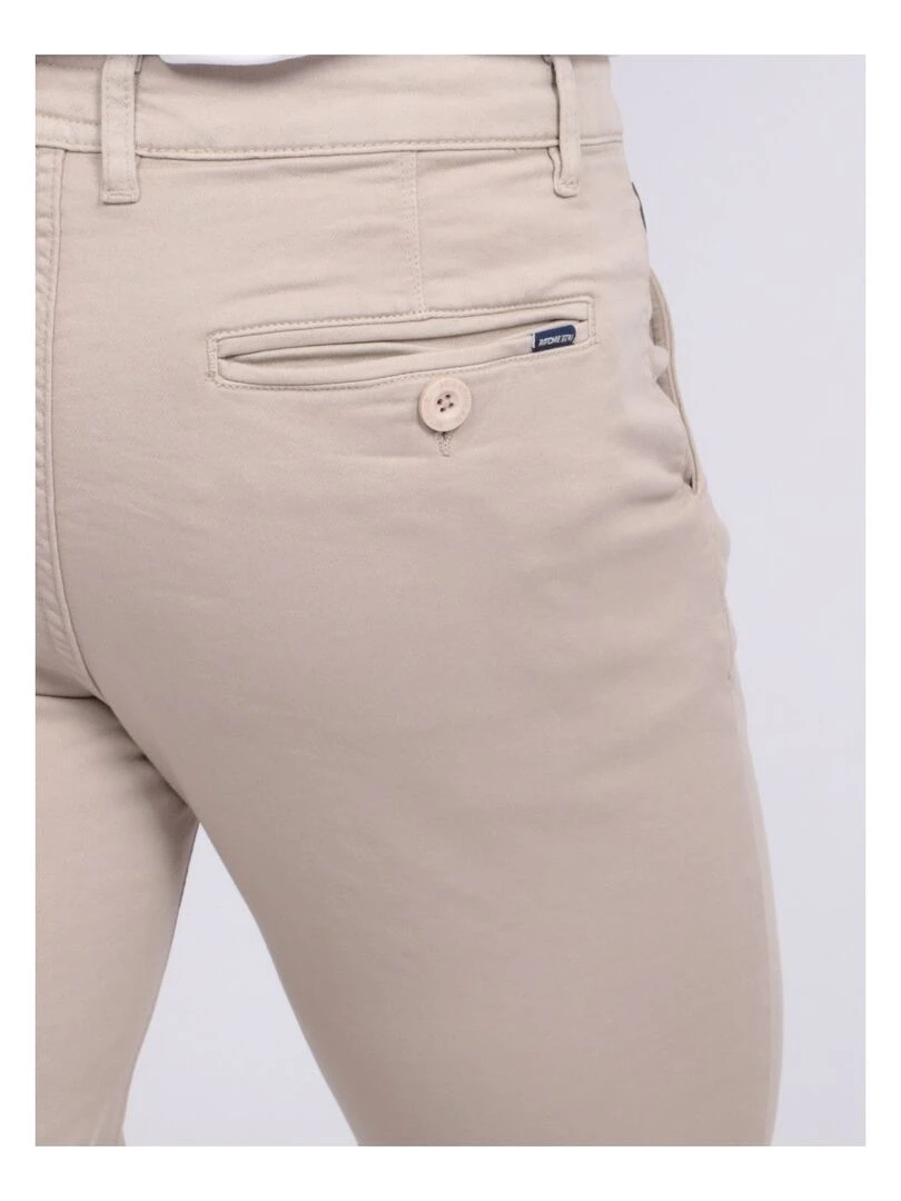 Bermuda chino BAVOLTA   Ecru