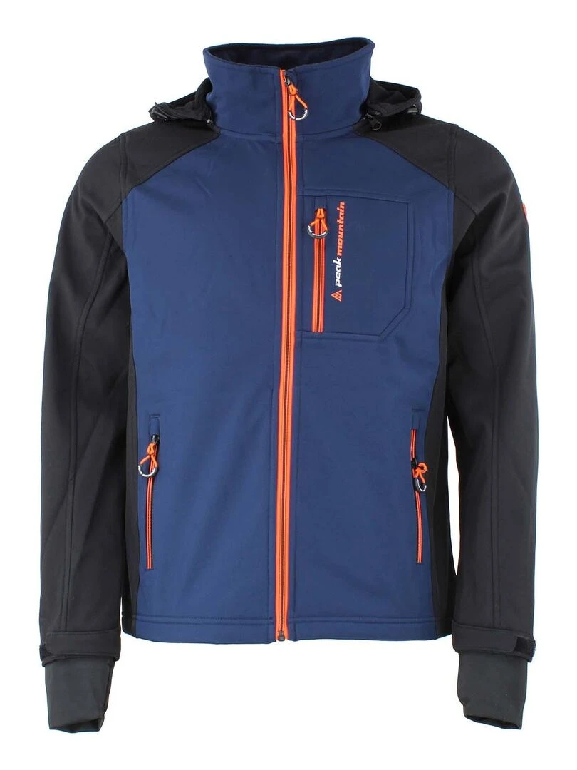 Blouson softshell homme CAFORI PEAK MOUNTAIN Bleu marine