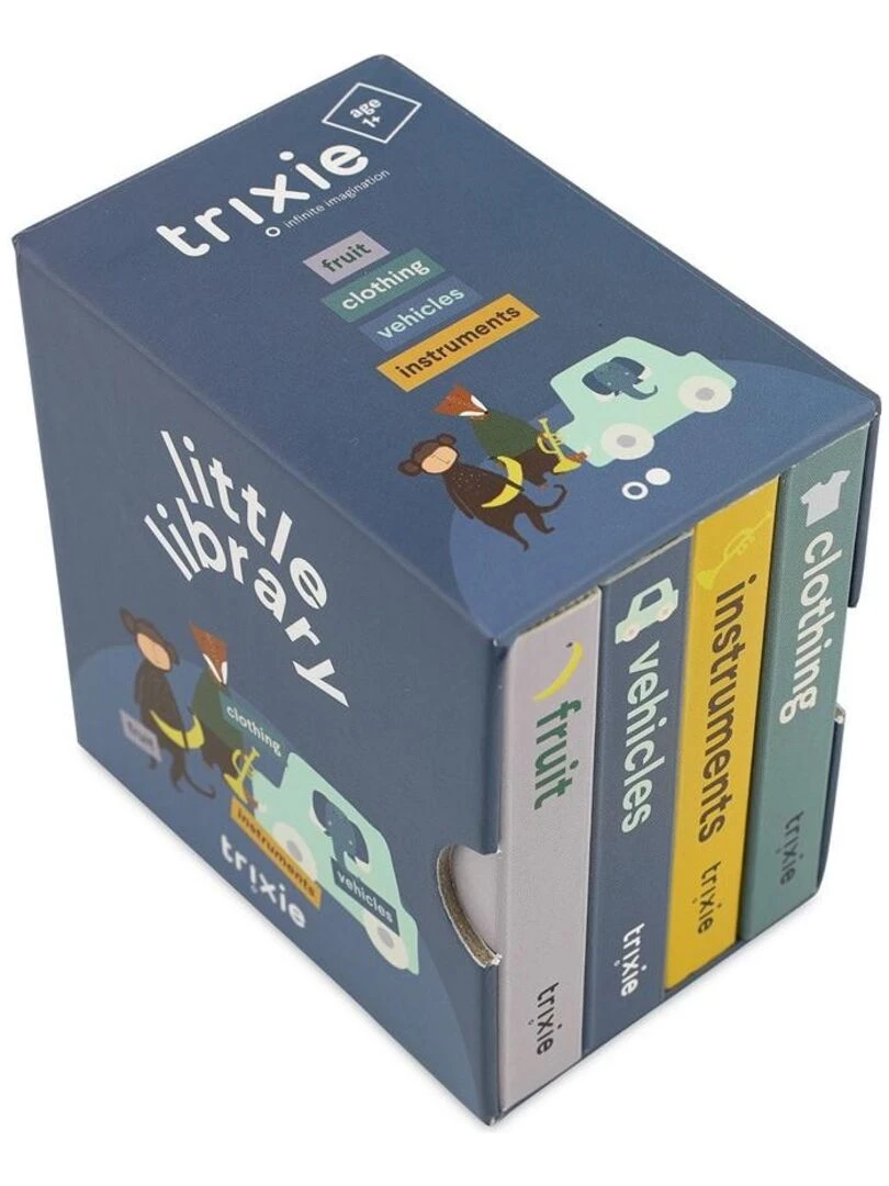 Petite bibliothèque Vêtements Fruits Véhicules Instruments N/A