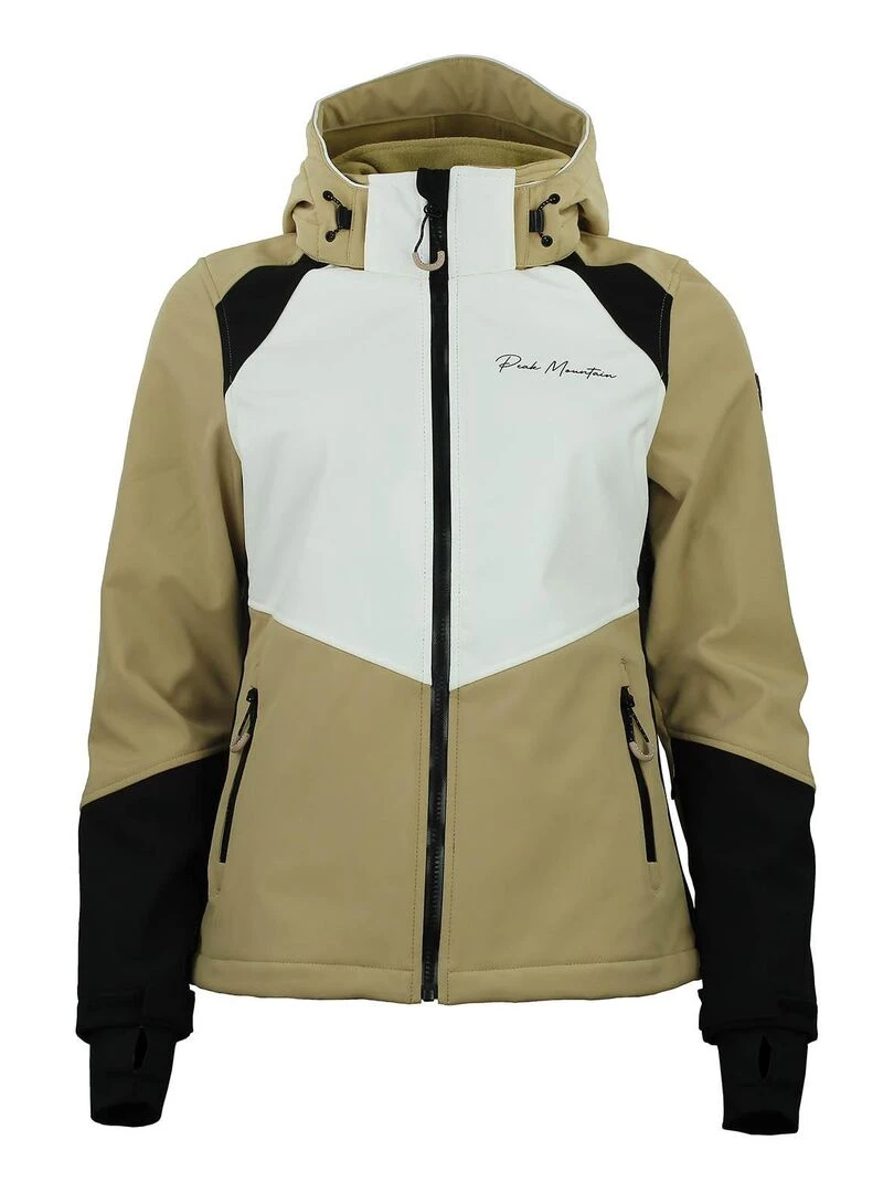 Blouson softshell femme AMETIS PEAK MOUNTAIN Doré/or