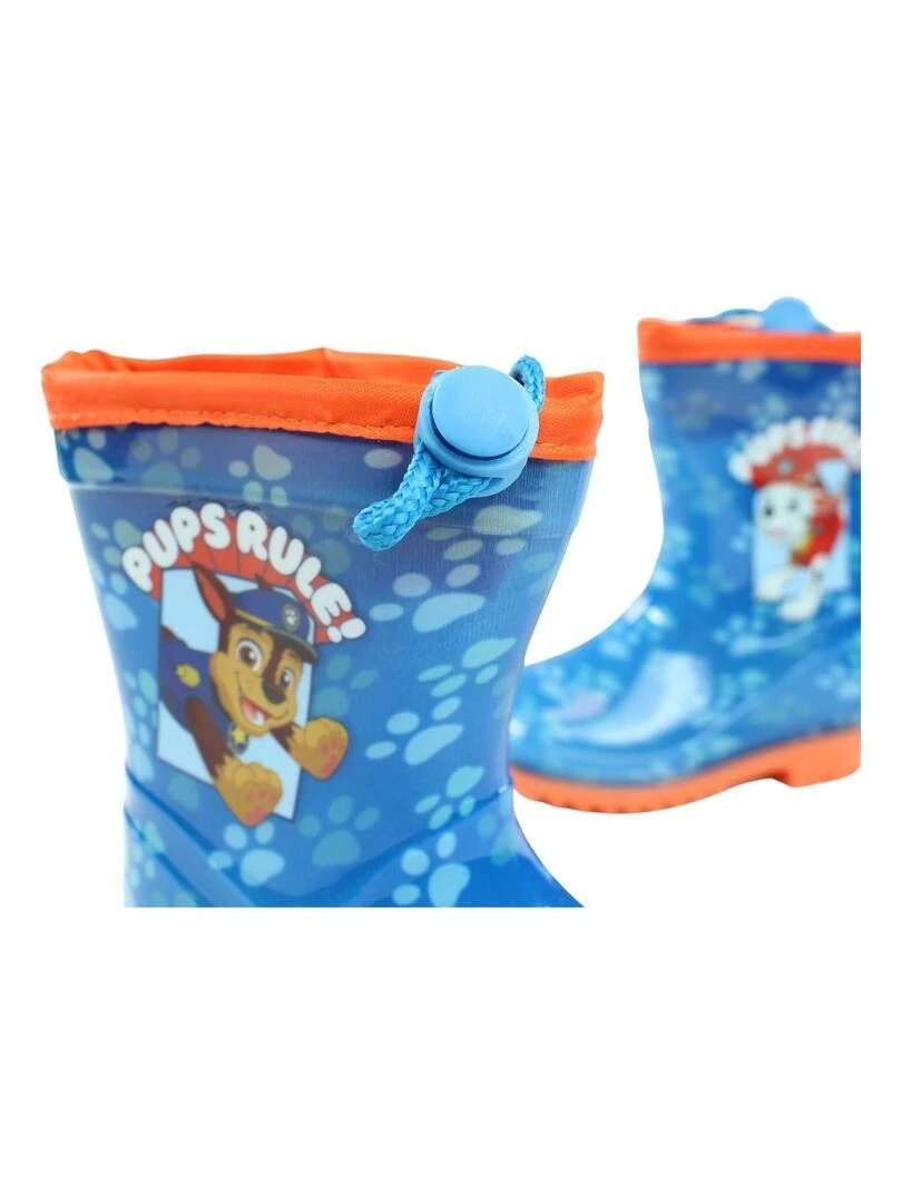 La Pat' Patrouille   Bottes garçon imprimé La Pat' Patrouille   Bleu