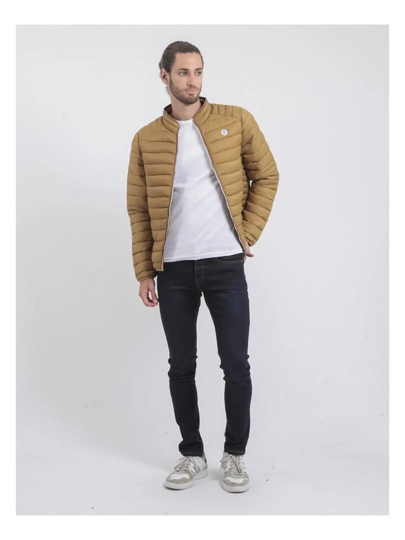 Doudoune légère col montant ZERUBIA II   Marron caramel