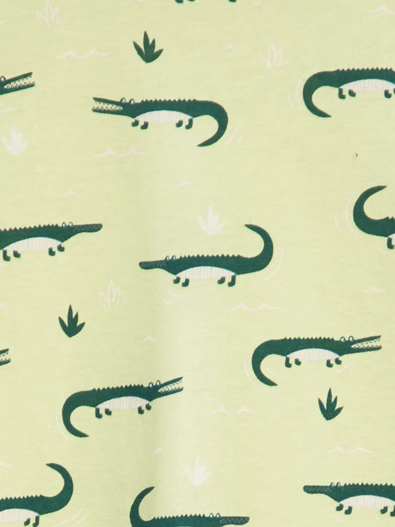 T shirt imprimé à manches courtes Vert pâle
