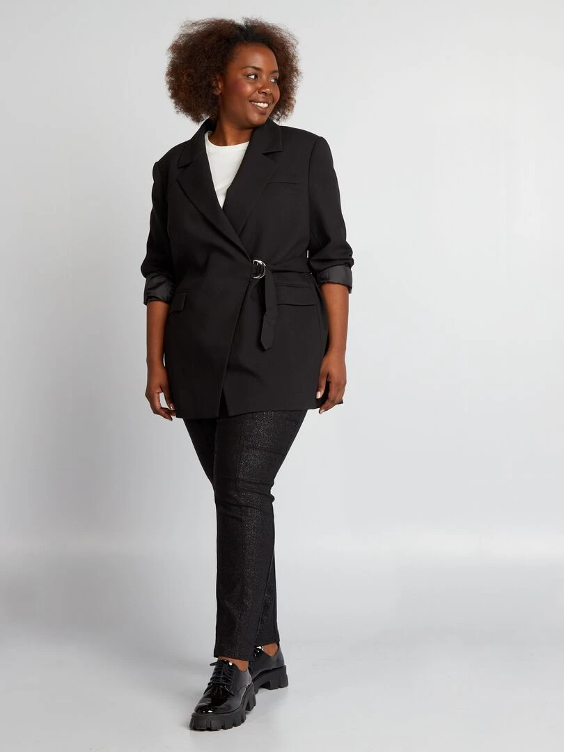 Pantalon pailleté noir