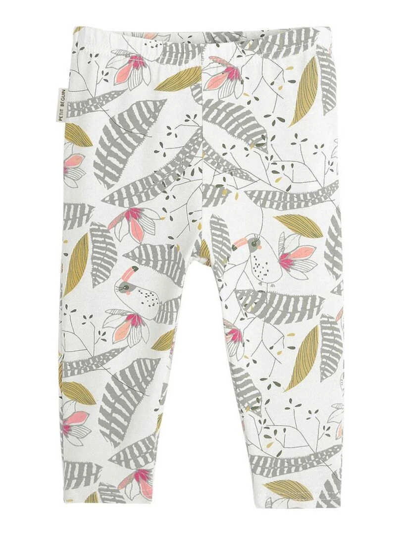 Ensemble bébé blouse en gaze de coton et legging Crazy Colibri   Vert