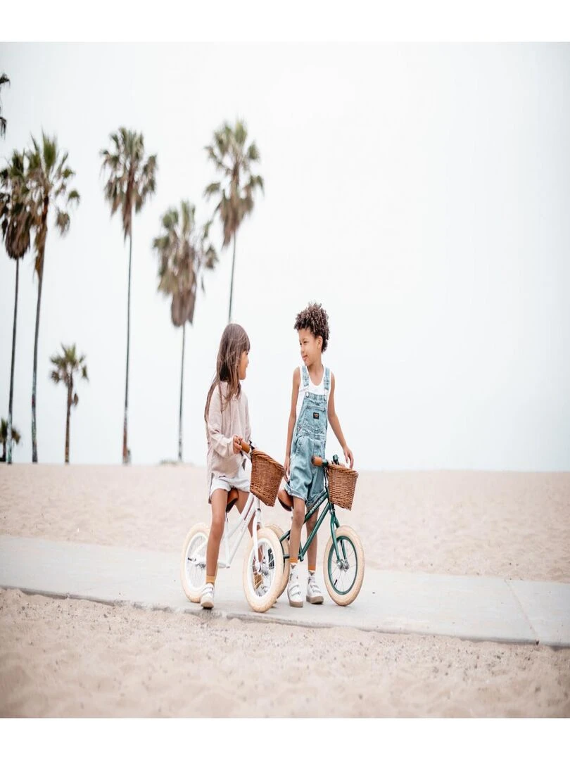 Draisienne first go et casque vert foncé   Vert