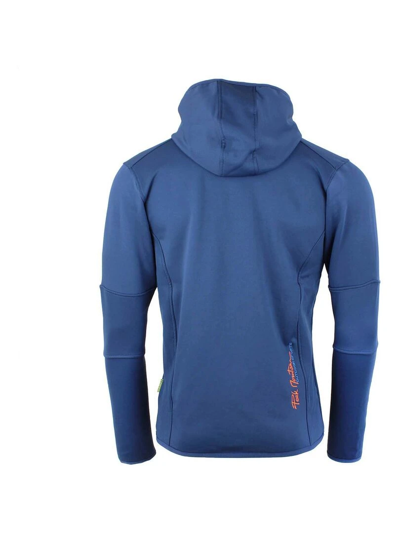Blouson polar shell homme CAMPUS PEAK MOUNTAIN Bleu marine