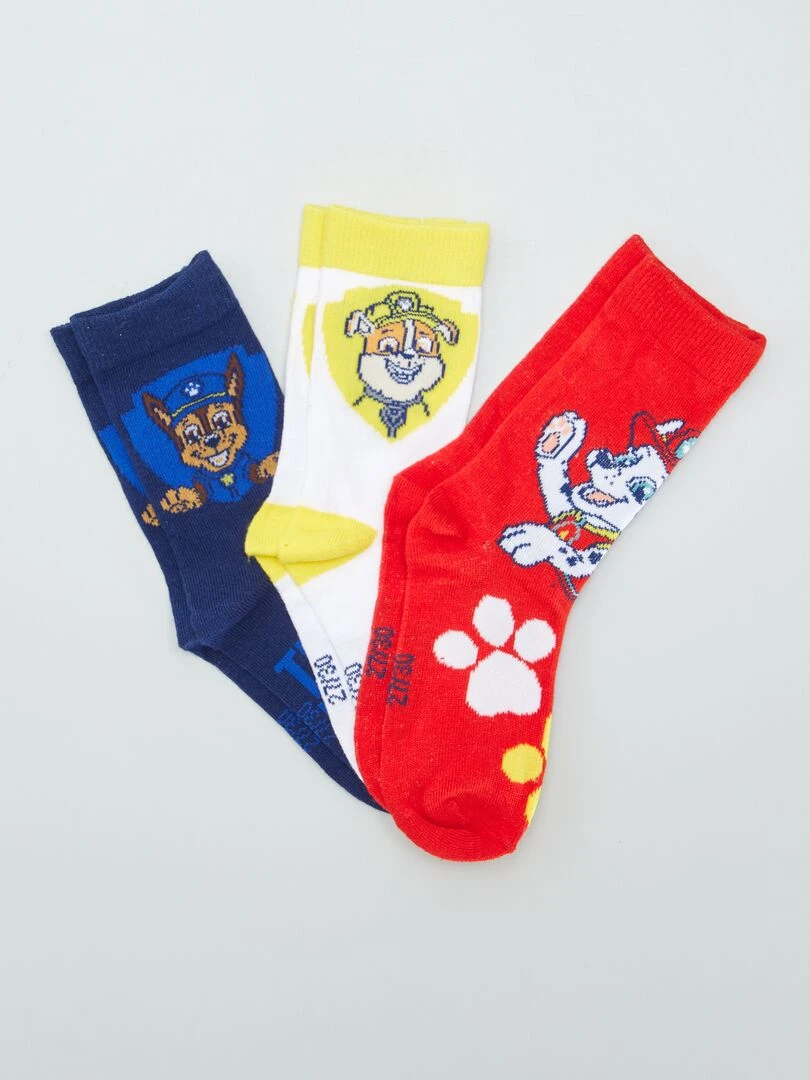 Lot de chaussettes 'Pat 'Patrouille' Bleu