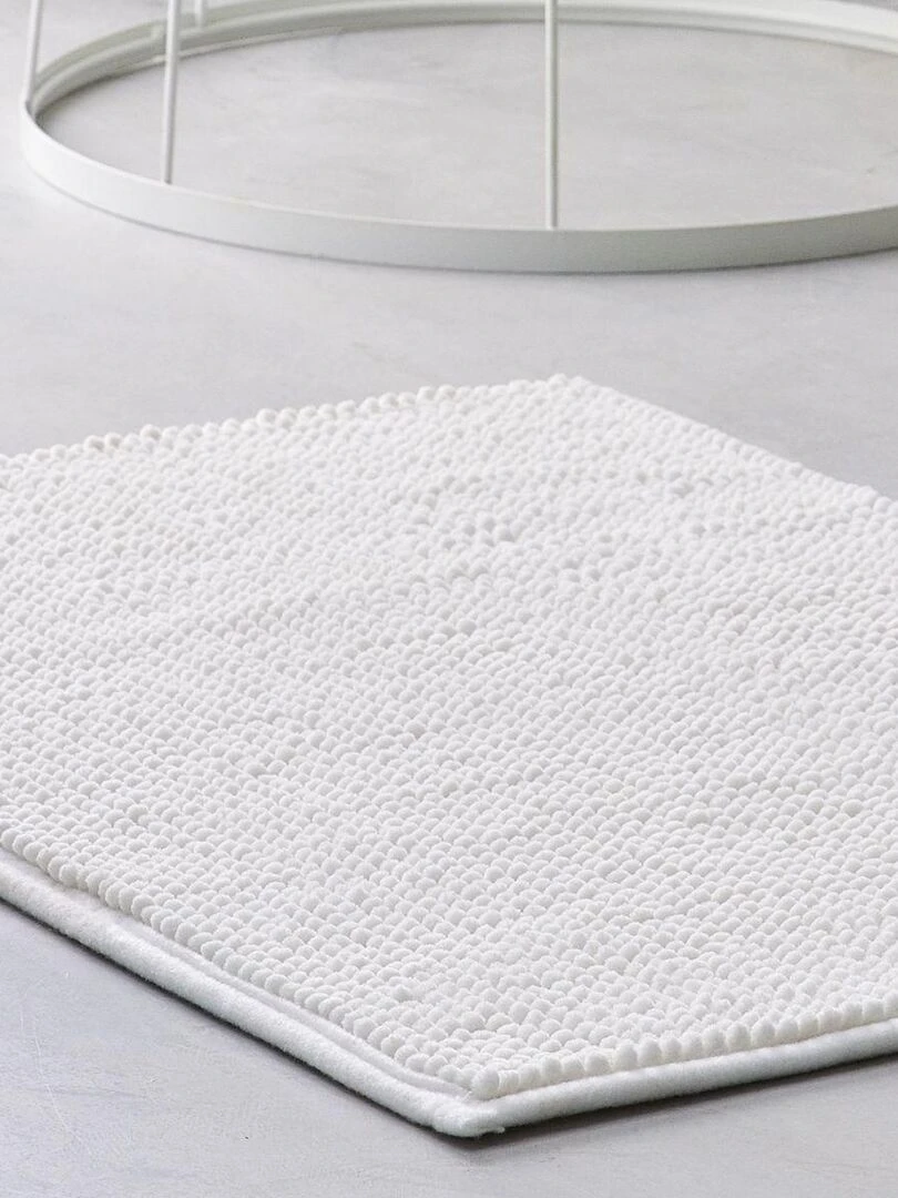 Tapis de bain Bubble uni 'ESSENTIAL' 'TODAY'   Blanc
