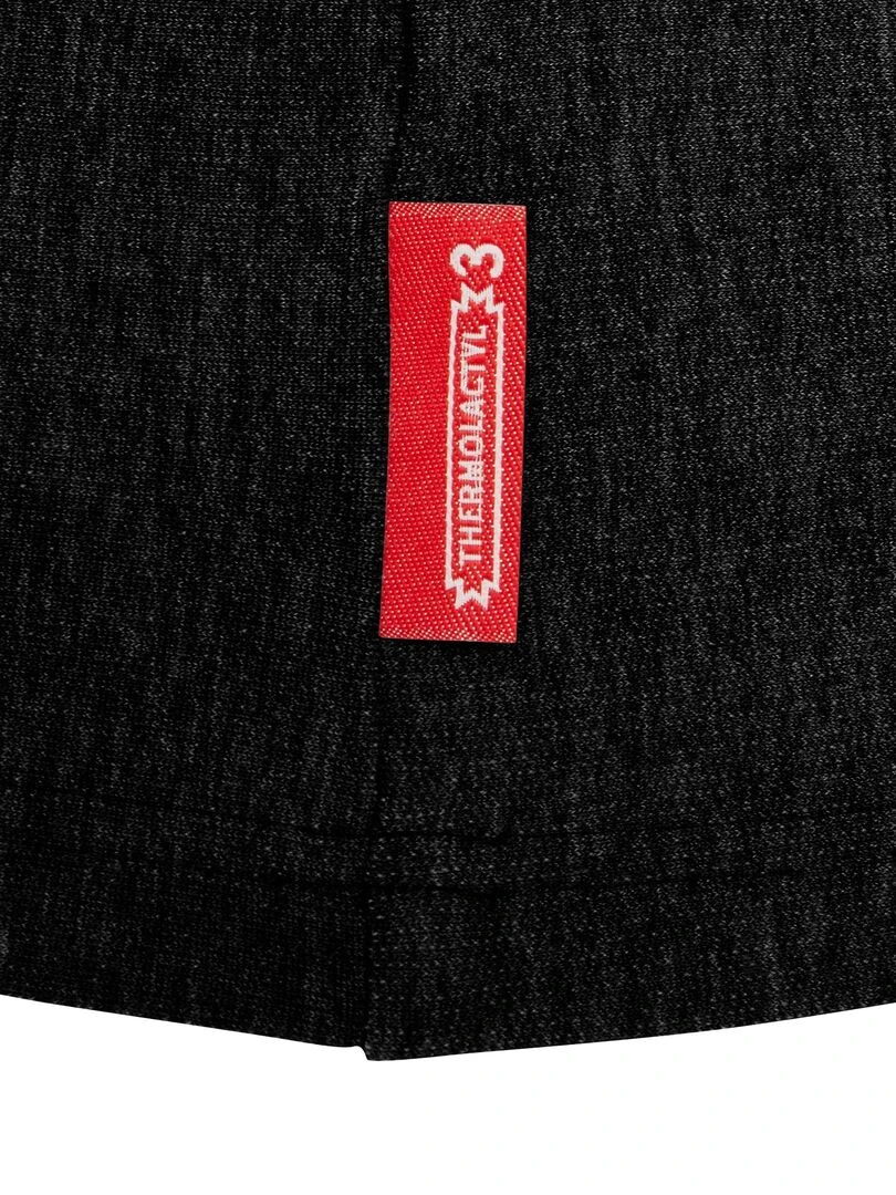 T shirt col rond Comfort Thermolactyl 3 homme   DamartSport   Noir