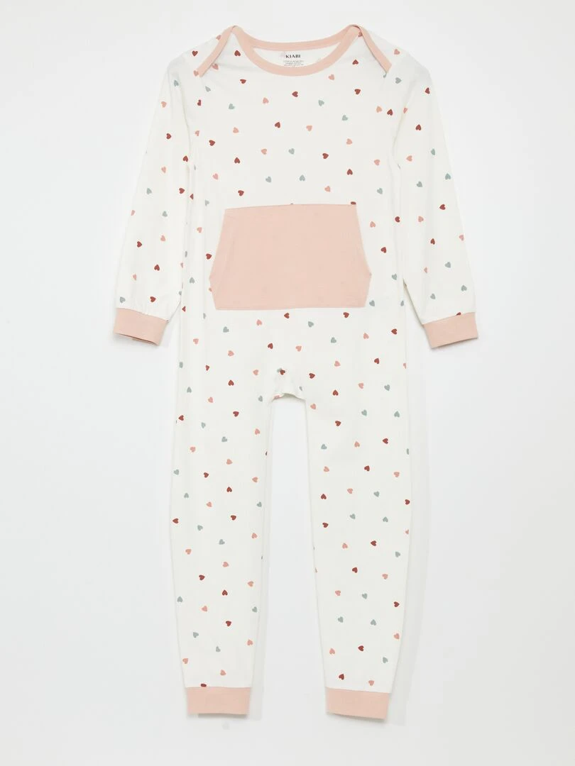 Combinaison de nuit So Easy Blanc/rose
