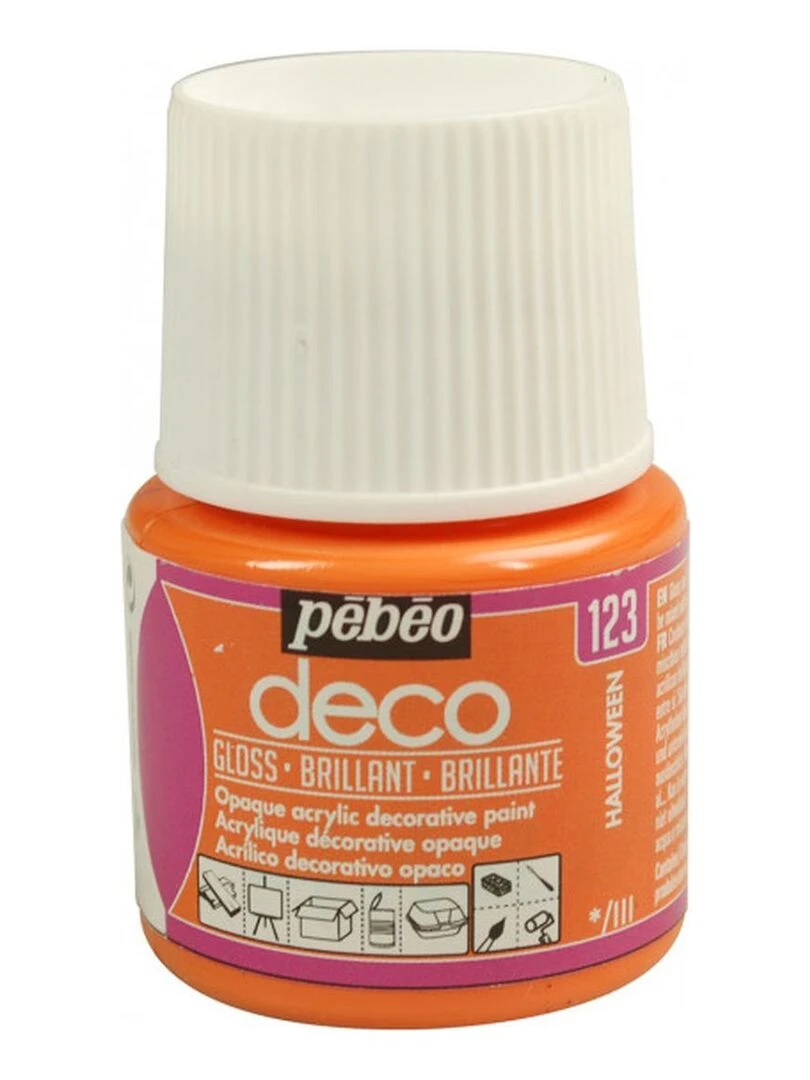 Peinture acrylique opaque brillante Halloween 45 ml N/A