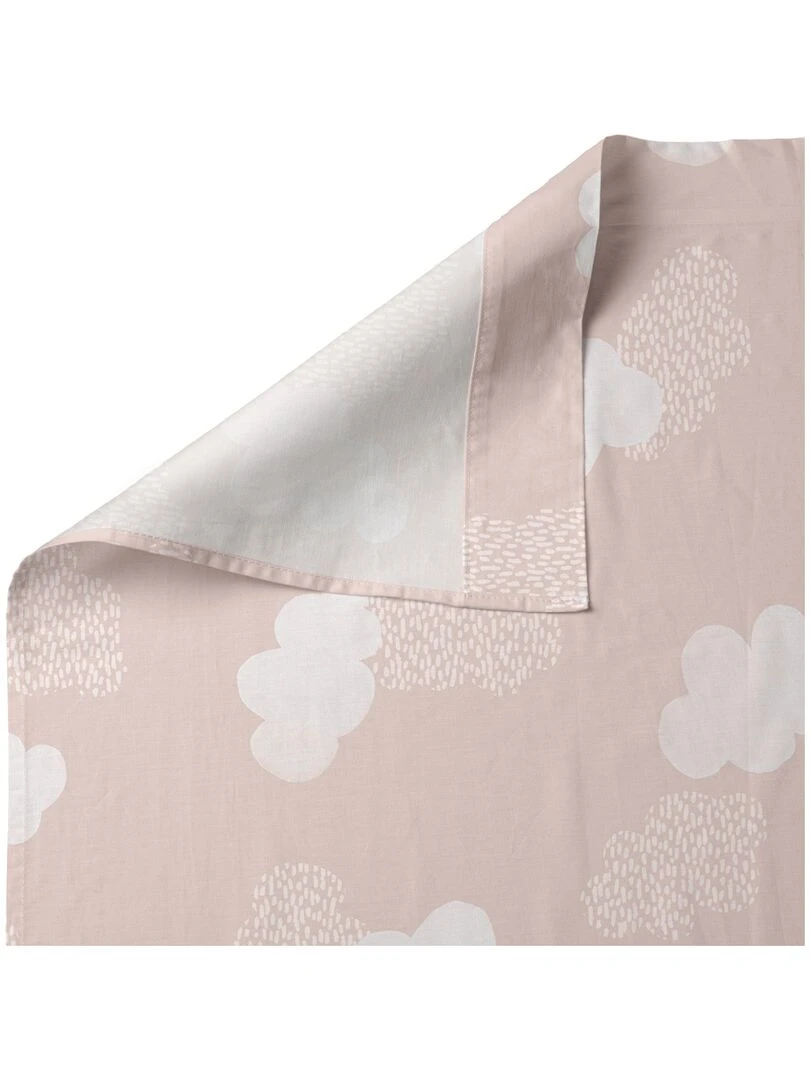 Parure de lit 2 pièces Clouds Berceau "Happyfriday"   Rose