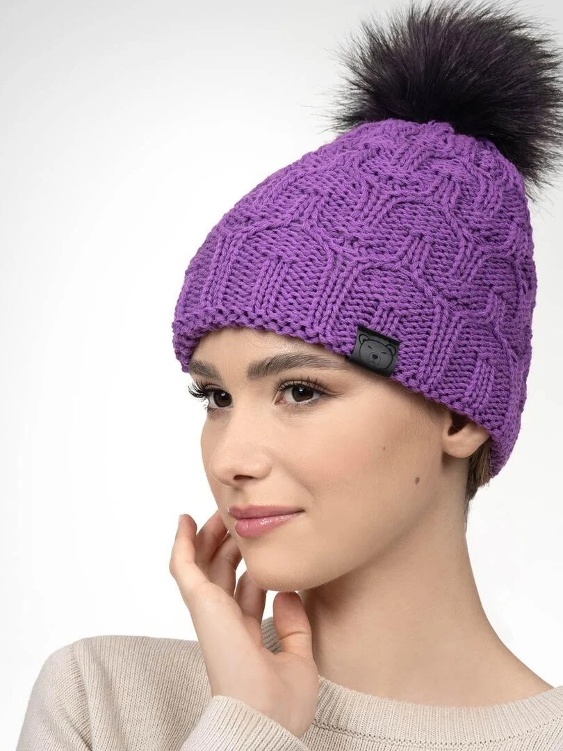 Bonnet Maribel Made in UE Violet