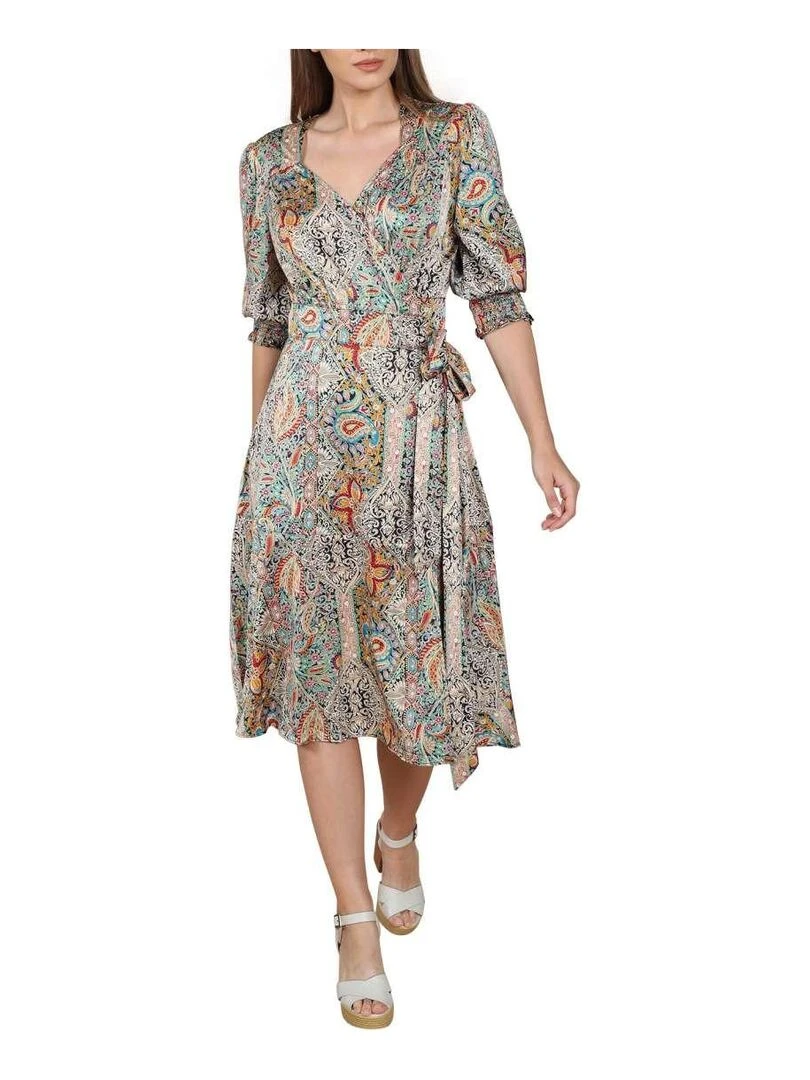 CHATTAWAK Robe mi longue Multicolore