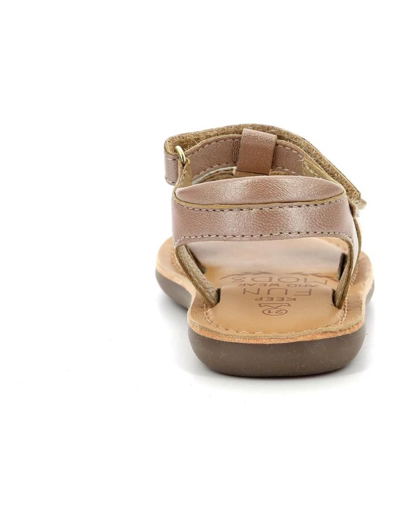 Sandales Cuir Cloleaf   Rose